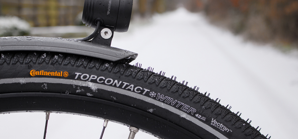 Continental Top Contact Winter II Premium: Winterrreifen fürs Fahrrad [Test]